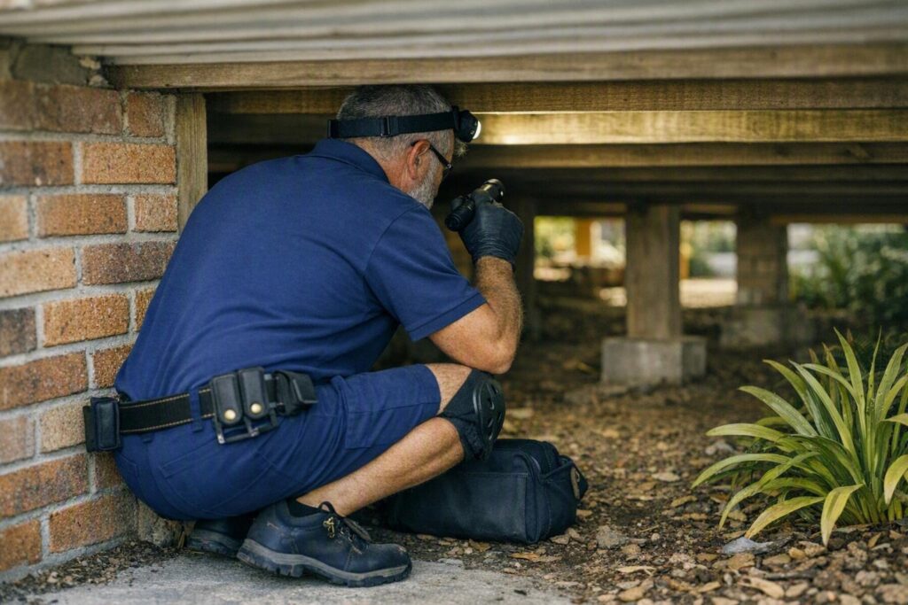 Pre-purchase building and pest inspection exterior Sunshine Coast